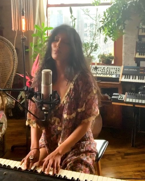 A bite from Episode 4. Calling this song Sum Of All Gold. Next Episode is on Friday the 8th of May.
Thanks to all of you who have been sharing this Friday evening commitment with me. The response, and this whole experience has been so rewarding. I wouldn't do it if it wasn't for you! Love YA 🖤
Many of you have been asking me to upload these songs in their entirety either on Soundcloud or YouTube. I'm working on it ;) Audio on the Instagram feed was clipping like hell but thankfully I've been recording my DI's as backup